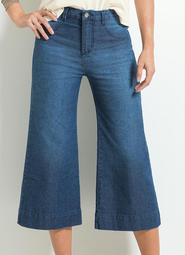 calca jeans pantacourt