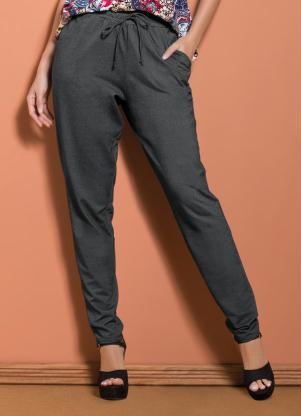 Cal�a (Preta) Soltinha com Amarra��o na Cintura