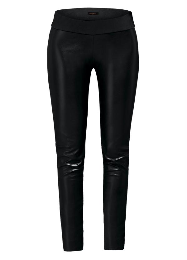 calça legging couro sintético