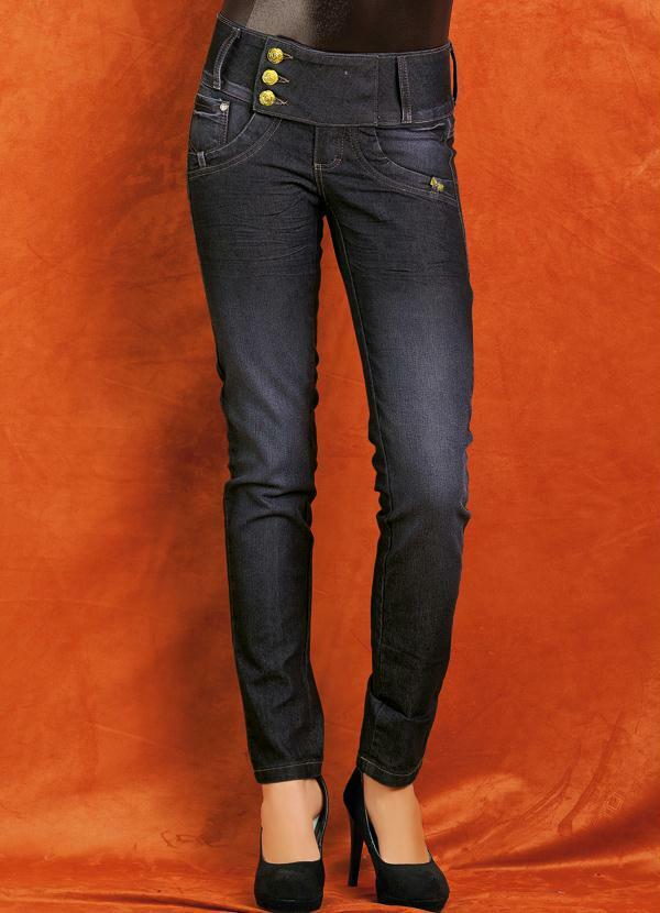 calça jeans cos largo