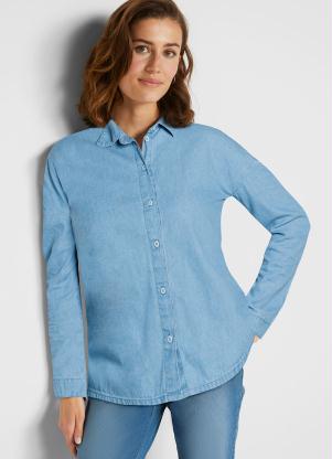 Camisa Jeans (Azul Claro)
