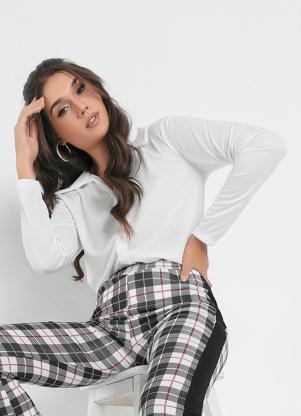 Camisa (Off White) com Botões Frontais Camisa (Off White) com Botões Frontais