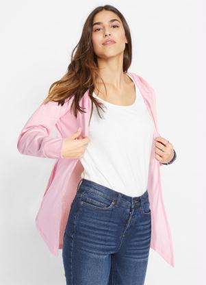 Cardigan com Bolsos e Capuz (Rosa Claro) Cardigan com Bolsos e Capuz (Rosa Claro)