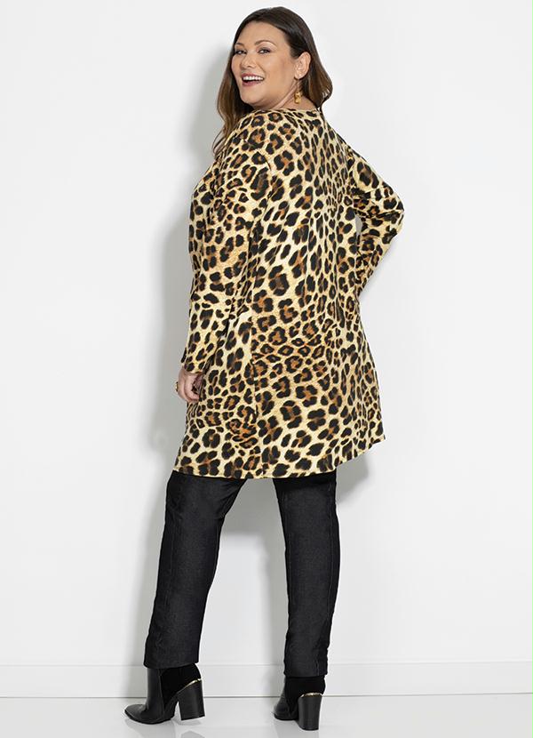 casaco de onça feminino