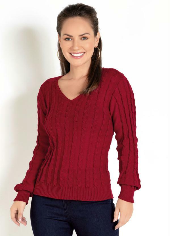 blusa no tricot