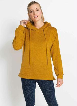 Casaco de Lanzinha com Capuz (Amarelo)