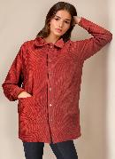 Casaco Ferrugem em Veludo Cotel�