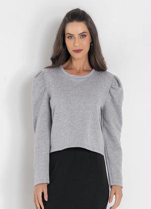 Casaco (Mescla) com Punhos Moda Evang�lica