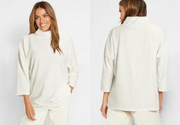 Casaco Oversized Off White