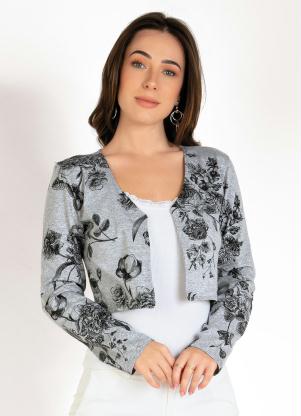 Casaquinho (Floral) com Mangas Longas Casaquinho (Floral) com Mangas Longas