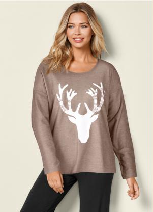 Moletinho Estampado (Marrom) Moletinho Estampado (Marrom)