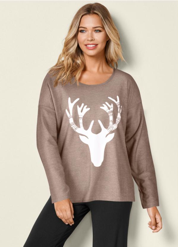 Moletinho Estampado (Marrom) Moletinho Estampado (Marrom)