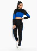 Conjunto Bicolor Preto com Capuz
