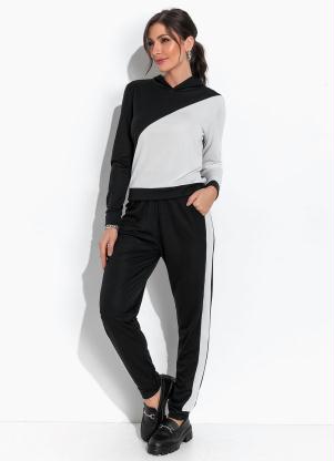 Conjunto (Preto) Casaco e Cal�a