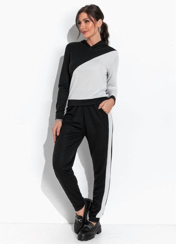 Conjunto (Preto) Casaco e Cal�a