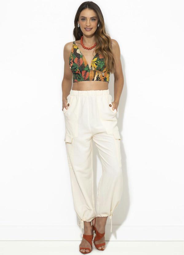 top estampado colcci