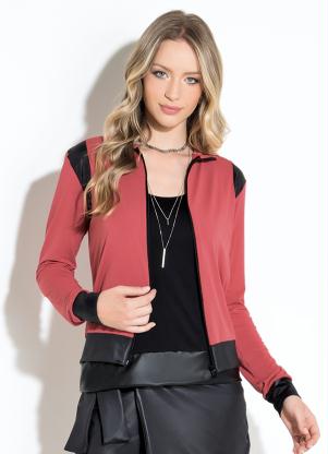 Jaqueta (Ferrugem) com Recortes em Cirr�