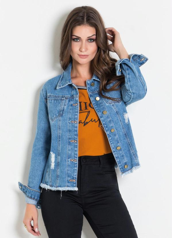 jaqueta jeans feminina vintage