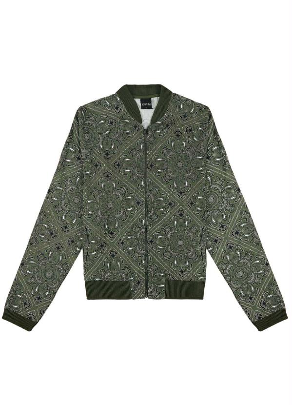 jaqueta verde escuro