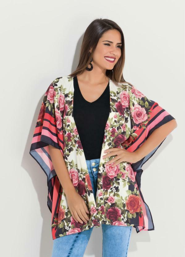 quimono floral