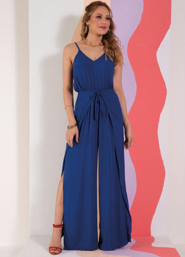 Macac�o (Azul) com Sobreposi��o e Fendas