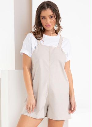 Jardineira (Bege) em Material Sustent�vel