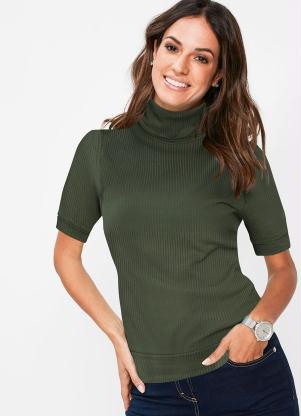 Blusa Gola Alta (Verde Oliva)