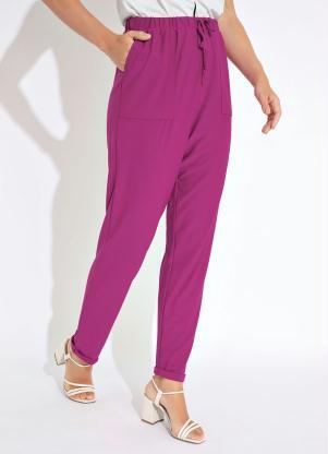 Cal�a Jogger com Barra Italiana (F�csia)