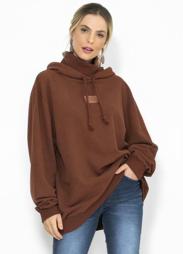 kori oversized moletom com capuz
