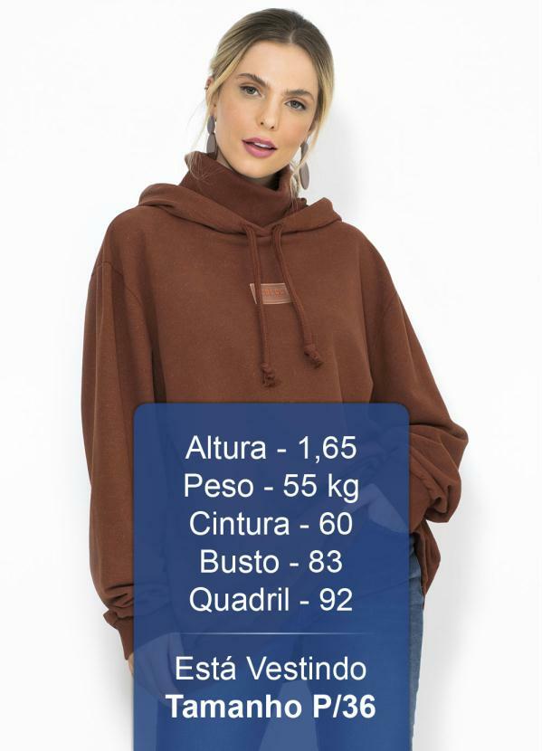 kori oversized moletom com capuz
