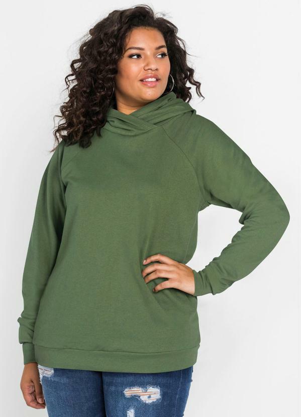 Casaco em Moletinho com Capuz (Verde) Casaco em Moletinho com Capuz (Verde)