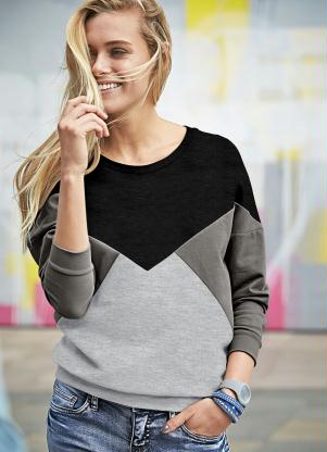 Moletom Tricolor (Preto/Cinza) Moletom Tricolor (Preto/Cinza)