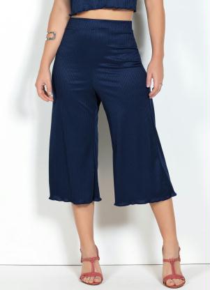 Cal�a Pantacourt (Azul) com El�stico no C�s