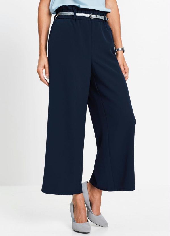 Cal�a Pantacourt Clochard (Azul Marinho)