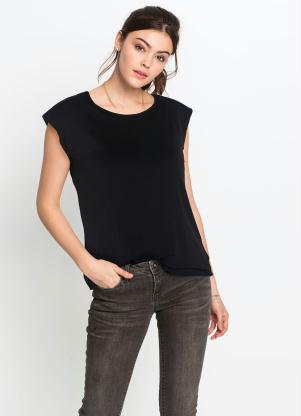 Regata Muscle com Ombreira (Preta)