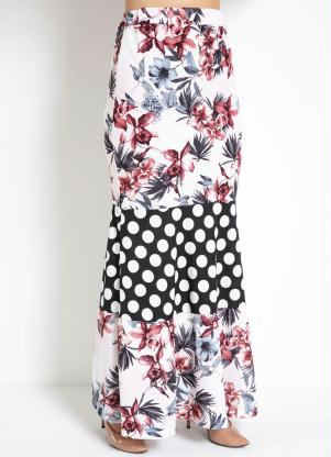 Saia com Elástico (Mix de Estampa) Moda Evangélica Saia com Elástico (Mix de Estampa) Moda Evangélica