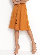 Saia Caramelo com Bot�es