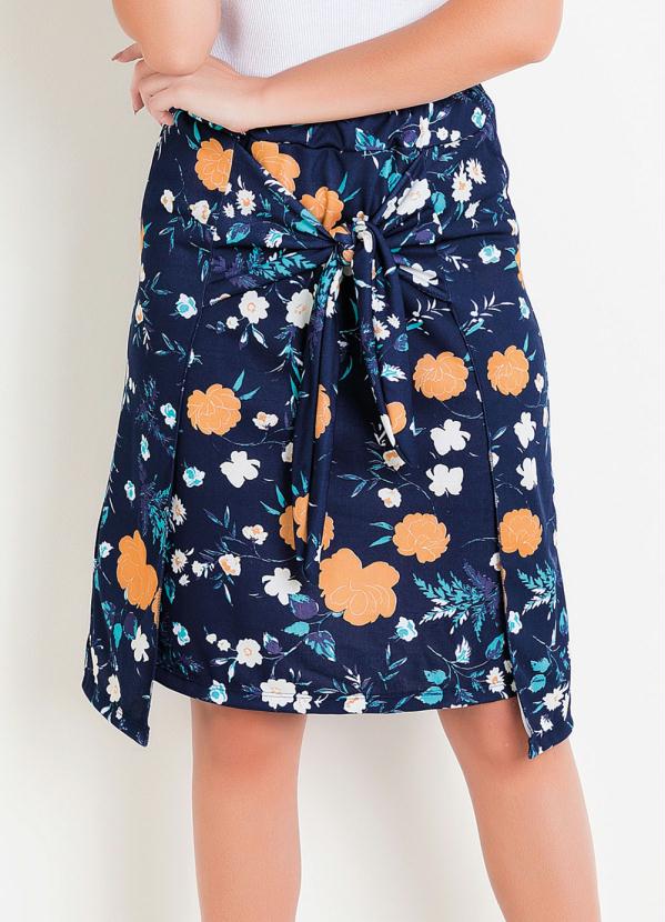 Saia com Amarra��o Frente (Floral)