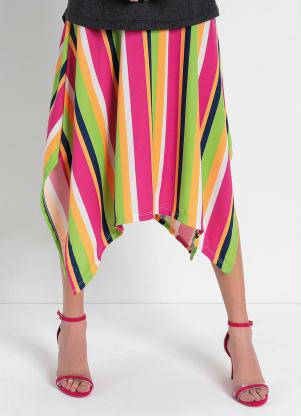 Saia com Pontas (Listras Colorida)