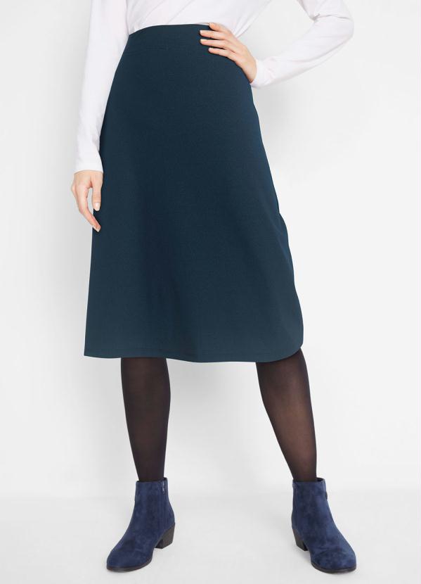 Saia Evasê (Azul Marinho) Saia Evasê (Azul Marinho)