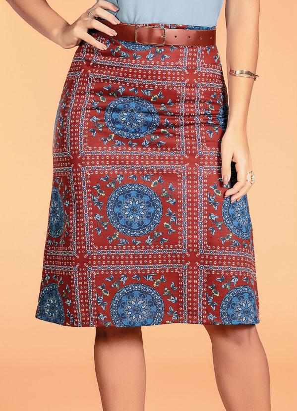 Saia Evasê (Mandala) Moda Evangélica Saia Evasê (Mandala) Moda Evangélica