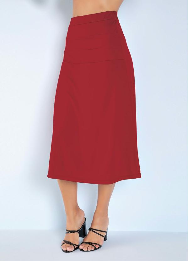 Saia Evas� (Vermelha) Moda Evang�lica
