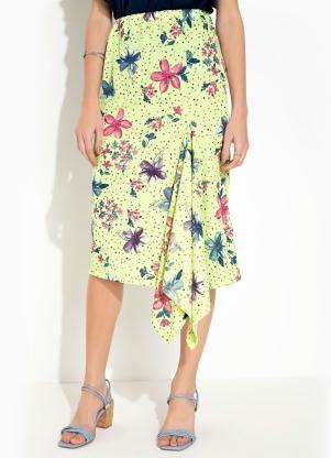 Saia (Floral Verde) com Ponta
