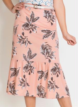 Saia (Folhagem) com Franzido Moda Evang�lica
