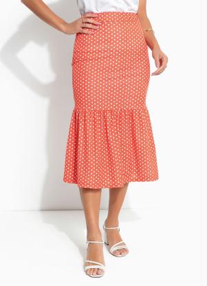 Saia (Po� Laranja) com Babado