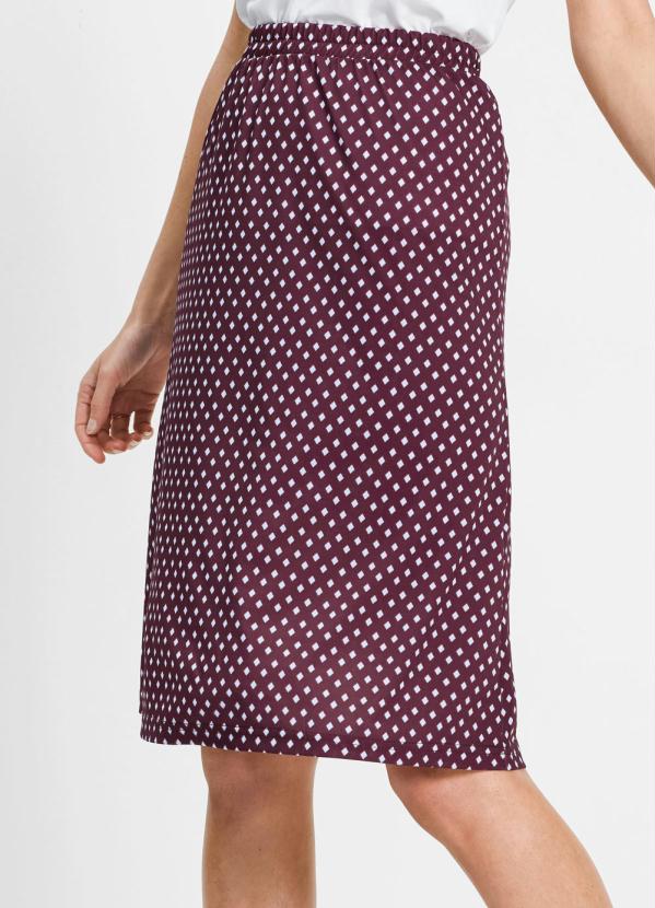 Saia Soltinha Estampada (Geom�trica Amora)