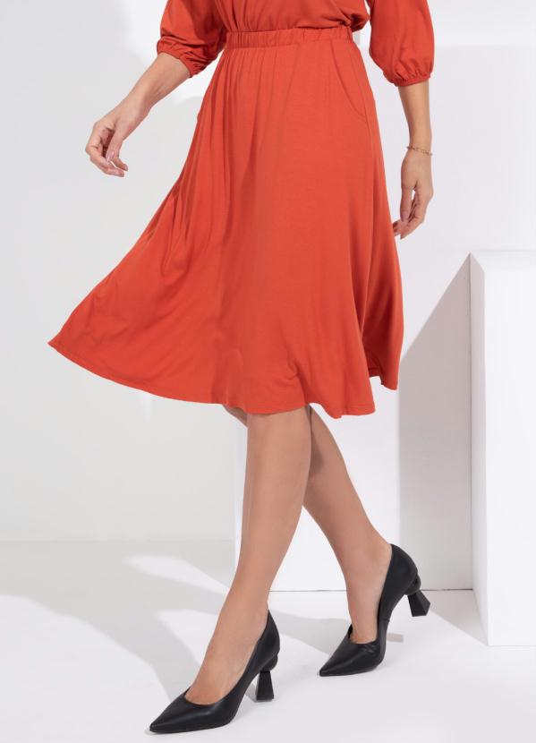 Saia (Telha) Evas� com Bolsos