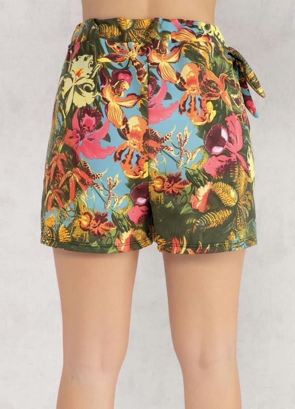 short com sobreposição feminino
