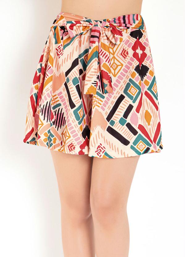 Short (�nico Color) com Faixa