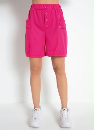 Short (Rosa) com Bolsos Funcionais Short (Rosa) com Bolsos Funcionais